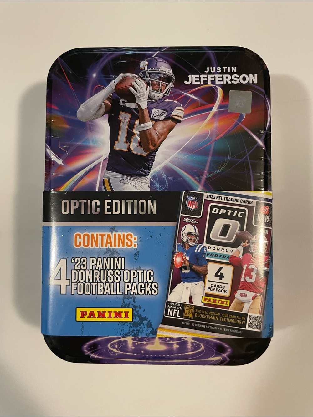 Panini Donruss Optic Collectors Edition Justin Jefferson Football Tin